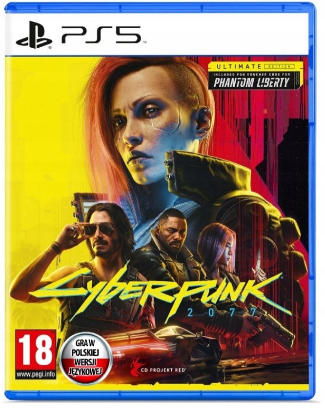 Cyberpunk 2077 Ultimate Edition PS5 Dubbing Pl Nowa Płyta Blu-ray