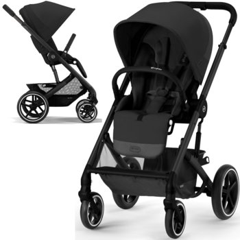 Cybex Balios S Lux 2.0 Wózek Spacerowy 2023 Moon Black (Stelaż Black) - Cybex