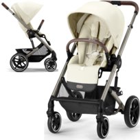 Cybex Balios S Lux 2.0 Wózek Spacerowy 2023 Seashell Beige (Stelaż Taupe)