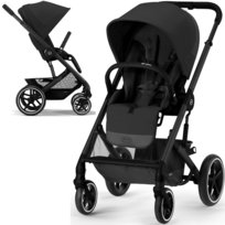 Cybex Balios S Lux 2.0 Wózek Spacerowy Nowość 2023 Moon Black (Stelaż Black)