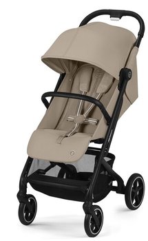 Cybex Beezy Wózek Spacerowy Rama Czarna Almond Beige 2024 - Cybex