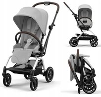 Cybex Eezy S Twist +2 Wózek spacerówka obrotowe siedzisko / Fog Grey