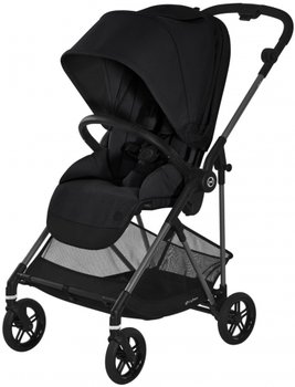 Cybex, Melio Carbon, Ultra lekki wózek spacerowy, Deep Black - Cybex