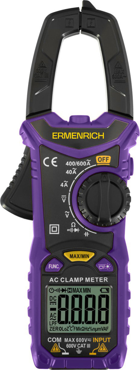 Cyfrowy miernik cęgowy Ermenrich Ping MK20