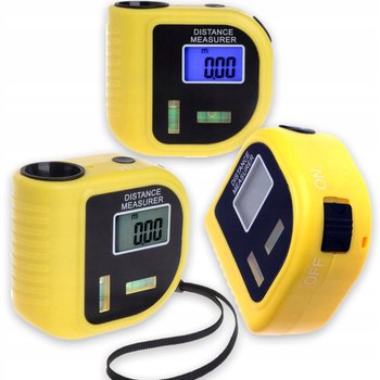 Cyfrowy miernik odległości z poziomicą ze wskaźnikiem LCD CP-3010 do 18m - Electronica4u