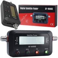CYFROWY MIERNIK SYGNAŁU SATELITARNEGO ANTENY SAT-FINDER LCD LIBOX + KABEL F OEM