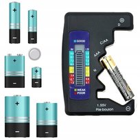 CYFROWY TESTER POJEMNOŚCI BATERII C AA, AAA, N, D, LR44 1,5V, 6F22 9V