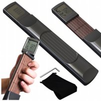 Cyfrowy Trener Trenażer Akordów Gitarowych z Ekranem Przenośna Mini Gitara