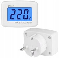 Cyfrowy woltomierz tester miernik napięcia w sieci w gniazdku AC 80-300V