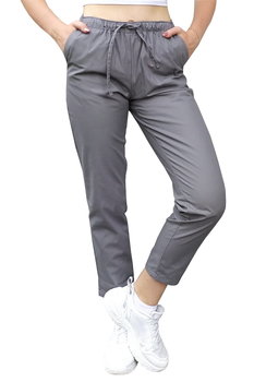 Cygaretki spodnie medyczne damskie ochronne kolor szary 3XL - M&C
