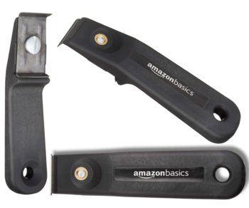 CYKLINA RĘCZNA SKROBAK ZDZIERAK Ręczny Ostrze Dwustronne 28,57 mm do Drewna Farb - Amazon Basics