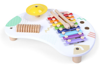 Cymbałki dla dzieci, stół muzyczny, drewniany, Ecotoys - Ecotoys
