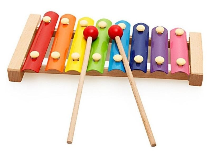 Zdjęcia - Zabawka muzyczna Cymbałki Drewniane + Pałeczki, Ksylofon Dla Dzieci