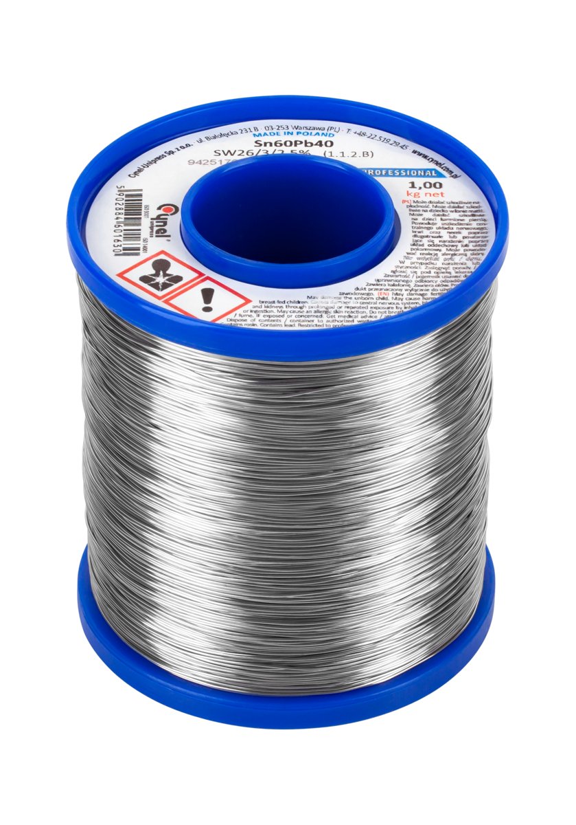Cyna 1mm/1kg Sn60Pb40 CYNEL - Cynel | Sklep EMPIK.COM