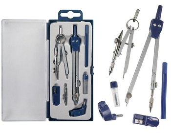 Cyrkiel TITANUM 7 elementów w etui 3007c Titanum - Titanum