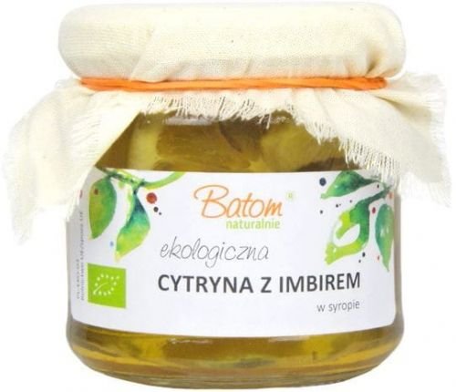 CYTRYNA Z IMBIREM W SYROPIE BIO 220 Ml - BATOM - Batom | Sklep EMPIK.COM