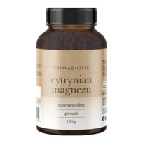 CYTRYNIAN MAGNEZU PRIMABIOTIC 100 g proszek Układ Nerwowy Metabolizm