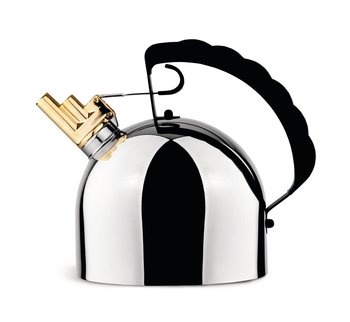 Czajnik 2 l z mosiężnym gwizdkiem - Richard Sapper - Alessi Officina - Alessi