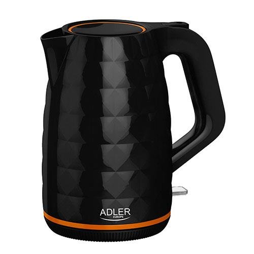 Czajnik elektryczny ADLER AD 1277 black plastikowy 1,7L