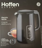 Czajnik elektryczny cyfrowy wyświetlacz dotykowy ekran 1,5L Czarny Hoffen HOFFEN