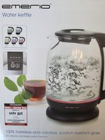 Czajnik elektryczny EMERIO 2200 W 1,7 l czarny