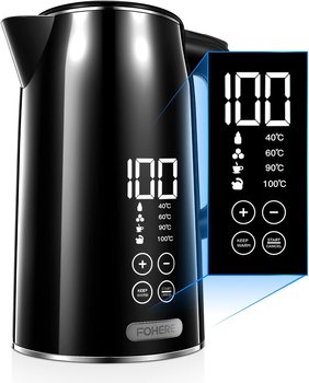 Czajnik elektryczny FOHERE 1,7L z regulacją temperatury, LCD. 2200W - Pozostali producenci