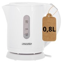 Czajnik elektryczny MESKO 0,8L MS1376 Biały