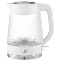 Czajnik elektryczny szklany Adler AD 1306 | 1,8L | Białe podświetlenie | Bezpieczny i elegancki design