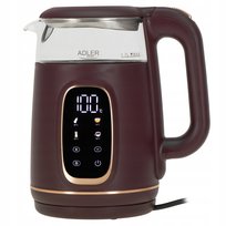 Czajnik elektryczny szklany LED 1,7L 2200W Regulacja temperatury Adler