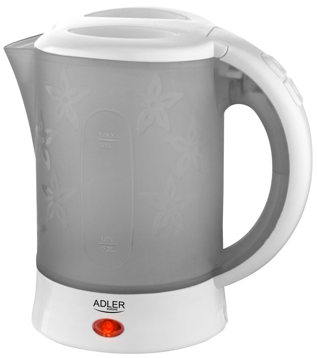 Czajnik elektryczny turystyczny ADLER AD 1268 plastikowy 0,6L - travel