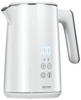 Czajnik Elektryczny Z Regulacją Temperatury Bezprzewodowy Mpm Mcz-120 Biały MPM