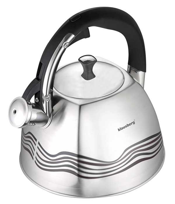 Czajnik KLAUSBERG Thermo Indicator KB-7099, srebrny, 3 l