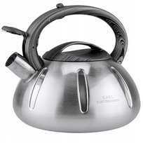 Czajnik Stalowy 3L Srebny Z Gwizdkiem Indukcja Gaz