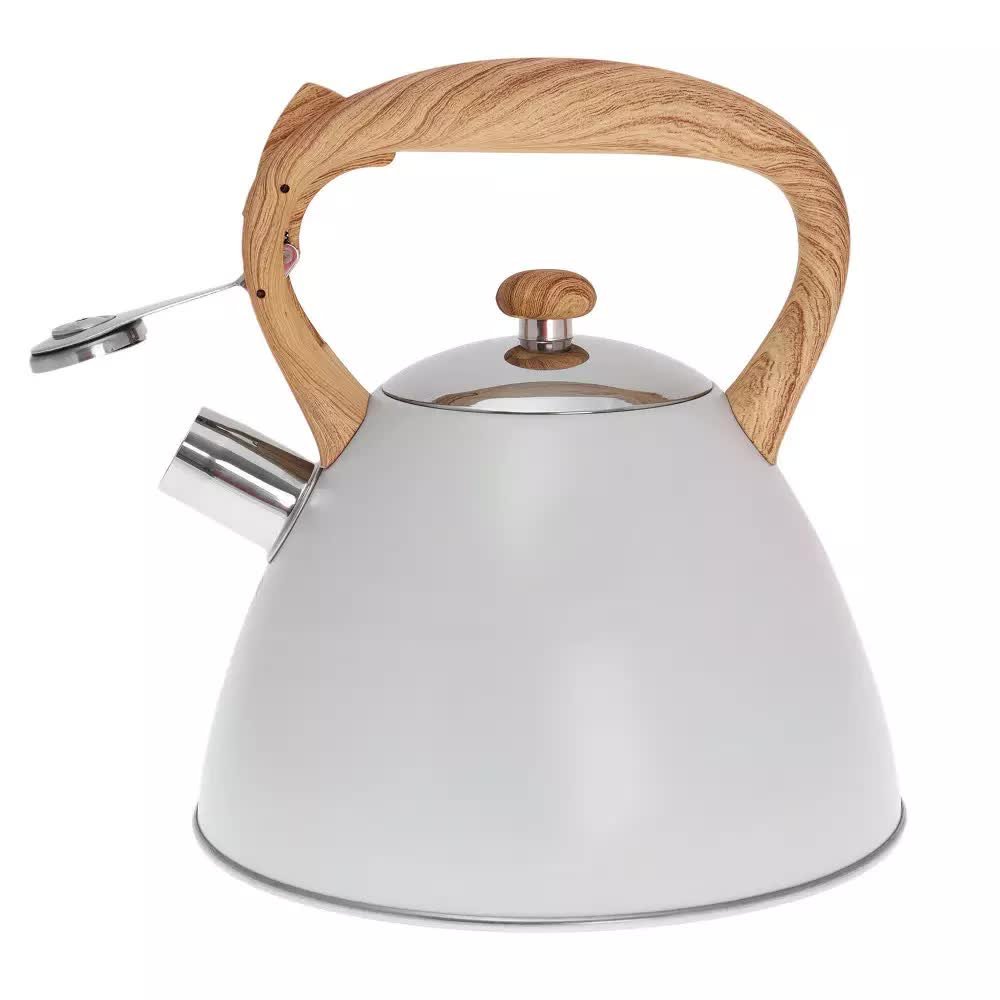 Czajnik z gwizdkiem KLAUSBERG, szary, 3 l