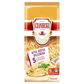 Czaniecki Makaron 5 jajeczny nitka krótka walcowana 250 g - Czaniecki