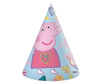 Czapeczki papierowe Peppa Pig, 6 sztuk Procos