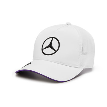 Czapka baseballowa Lewis Hamilton Team White zespołu Formuły 1 Mercedes AMG Petronas Motorsport z kolekcji 2024 - Mercedes AMG Petronas F1 Team