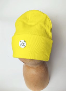 Czapka beanie Plain Yellow/SlowNeedle - SlowNeedle