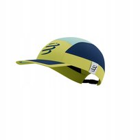 Czapka biegowa COMPRESSPORT 5 PANEL LIGHT CAP GREEN SHEEN/BLUES