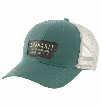 Czapka Carhartt Canvas Mesh-Back Crafted Patch Slate Green - Carhartt