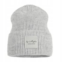 Czapka Damska Beanie Zimowa Jasno Szara Majka Majka