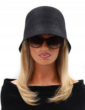 Czapka Damska Elegancki Kapelusz Filc Wełna Bucket - Pako Jeans