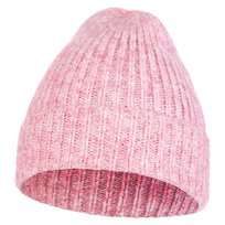 Czapka Damska Klasyczna Miękka Jesienna Zimowa Ciepła Gruba Prosta Moraj Pink