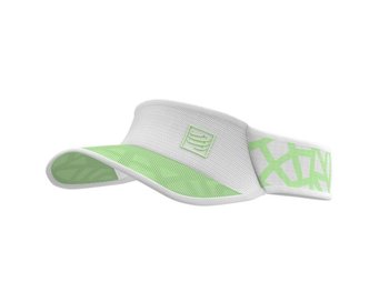 Czapka do biegania Compressport Spiderweb Ultralight Visor | WHITE/PA - Compressport