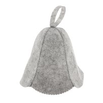 Czapka Do Sauny Filcowa Czapka Ochronna Kapelusz Sauna Uniwersalna Szara ER4