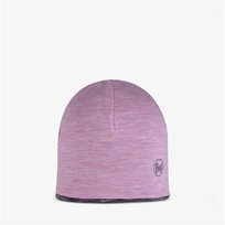 Czapka dziecięca BUFF MERINO LIGHTWEIGHT BEANIE MULTISTRIPES PANSY-GRAPHITE Buff