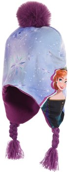 Czapka dziewczęca z pomponem peruwianka Disney Frozen - Disney