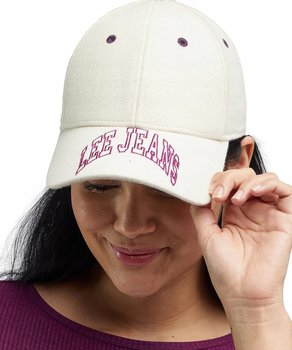 Czapka Lee VARSITY CAP 112342360 LP7967NQ Ecru ONE SIZE - LEE