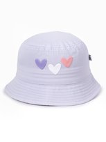 Czapka letnia kapelusz dziewczęcy serduszka 46-50