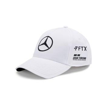 Czapka Męska Baseballowa Biała Lewis Hamilton Mercedes Amg F1 2022 - Mercedes AMG Petronas F1 Team